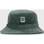 Štruksový klobúk Brixton zelená farba, bavlnený