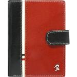 Pánske Kožené peňaženky rovicky červenej farby v elegantnom štýle 