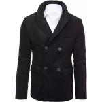 Pánske Zimné kabáty dstreet čiernej farby vo veľkosti M na gombíky 
