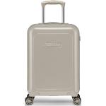 Pánske Malé cestovné kufre SUITSUIT pieskovej farby v elegantnom štýle z plastu 