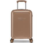 Pánske Malé cestovné kufre SUITSUIT hnedej farby v elegantnom štýle z plastu 