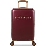 Pánske Malé cestovné kufre SUITSUIT červenej farby v elegantnom štýle 