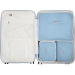 Cestovné kufre SUITSUIT modrej farby na zips 