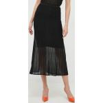 Dámske Designer Puzdrové sukne Calvin Klein čiernej farby s dĺžkou: Maxi 