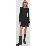 Dámske Designer Puzdrové sukne Calvin Klein čiernej farby z bavlny vo veľkosti M s dĺžkou: Mini 