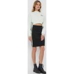 Dámske Riflové sukne Calvin Klein Jeans čiernej farby z bavlny vo veľkosti XS s dĺžkou: Mini v zľave 