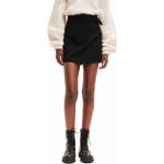 Dámske Mini sukne Desigual Desigual čiernej farby z polyesteru vo veľkosti XS 
