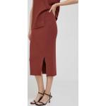 Dámske Designer Dlhé sukne DKNY červenej farby vo veľkosti XS s dĺžkou: Maxi 