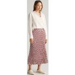 Dámske Plisované sukne Gant bielej farby s geometrickým vzorom z polyesteru s dĺžkou: Pod kolená na zips 