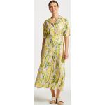 Dámske Sukne s potlačou Gant žltej farby s kvetinovým vzorom vo veľkosti L udržateľná móda 