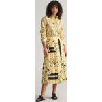 Dámske Plisované sukne Gant žltej farby v ležérnom štýle z polyesteru s dĺžkou: Pod kolená udržateľná móda 