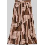 Dámske Plisované sukne Gant hnedej farby v ležérnom štýle z polyesteru s dĺžkou: Pod kolená na zips udržateľná móda 