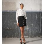 Dámske Designer Sukne s potlačou Karl Lagerfeld čiernej farby v elegantnom štýle vo veľkosti M 