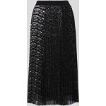 Dámske Designer Plisované sukne Karl Lagerfeld čiernej farby v party štýle z polyesteru vo veľkosti M s dĺžkou: Pod kolená na Párty 