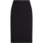 Dámske Designer Midi sukne Karl Lagerfeld čiernej farby vo veľkosti M s dĺžkou: Pod kolená na zips 