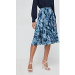 Dámske Midi sukne Guess Marciano tmavo modrej farby z polyesteru s dĺžkou: Pod kolená v zľave 