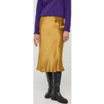 Dámske Midi sukne MAX MARA žltej farby vo veľkosti M s dĺžkou: Pod kolená 