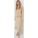 Dámske Designer Dlhé sukne BY MALENE BIRGER BIO béžovej farby z bavlny vo veľkosti XS s dĺžkou: Maxi udržateľná móda 