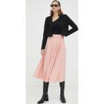 Dámske Midi sukne Samsøe & Samsøe ružovej farby z polyesteru vo veľkosti XS s dĺžkou: Pod kolená udržateľná móda 