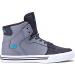 SUPRA topánky - Kids Vaider Charcoal/Black/Turquoise-White (CCB)