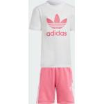 Detské kraťasy adidas Adicolor ružovej farby v športovom štýle z tričkoviny do 4 rokov udržateľná móda 