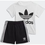 Detské tričká adidas Trefoil bielej farby v športovom štýle z tričkoviny do 3 mesiacov 