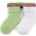 Dojčenské Detské ponožky zelenej farby z froté v zľave 