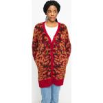 HUF Leopard Knit Duster Sweater Wmn (bloodstone)