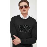 Pánska Jesenná móda Guess čiernej farby z polyesteru vo veľkosti XXL na zimu 