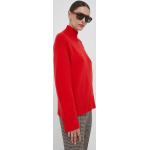 Dámska Jesenná móda Tommy Hilfiger červenej farby Zľava na zimu 