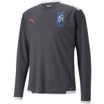 Pánske Futbalové dresy Puma sivej farby z polyesteru vo veľkosti M s dlhými rukávmi 