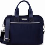 Cestovné kufre Tamaris modrej farby v biznis štýle na zips vrecko na notebook objem 4 l 