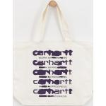 Pánske Plátené tašky Carhartt Carhartt Wip bielej farby z bavlny v zľave 