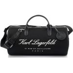 Dámske Designer Športové tašky Karl Lagerfeld čiernej farby na zips 