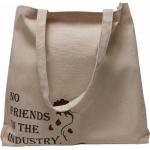Nákupné tašky mister tee šedobielej farby z plátna udržateľná móda 