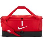 Športové tašky Nike Academy červenej farby v zľave 