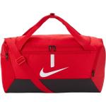 Malé cestovné kufre Nike Academy červenej farby z polyesteru na zips vonkajšie vrecko 