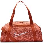 Cestovné tašky Nike oranžovej farby z polyesteru na zips 
