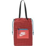 Cestovné tašky Nike Heritage červenej farby z nylonu na zips 