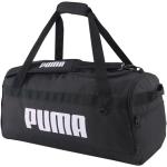 Stredné cestovné kufre Puma čiernej farby z polyuretánu na zips 