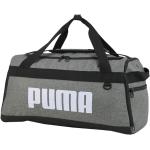 Malé cestovné kufre Puma sivej farby z polyuretánu na zips 