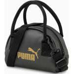 Cestovné kufre Puma Mini čiernej farby zo syntetiky na zips 