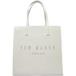 Dámske Kožené kabelky Ted Baker bielej farby z koženky 