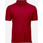 Pánske Polo tričká BIO červenej farby z bavlny technológia Oeko-tex udržateľná móda 