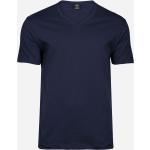 Tee Jays Tmavomodré soft tričko s V-golierom Veľkosť: S