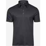Pánske Polo tričká tmavo šedej farby z bavlny technológia Oeko-tex vo veľkosti XXXL udržateľná móda 