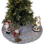 Vianočné dekorácie Kondela sivej farby so zábavným motívom v zľave 