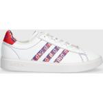 Dámska Tenisová obuv adidas Court bielej farby v športovom štýle z polyuretánu vo veľkosti 41,5 vegánska Zľava 
