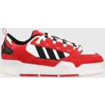 Pánske Plátené tenisky adidas Originals červenej farby v športovom štýle zo semišu vo veľkosti 47,5 
