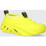 Dámske Tenisky Crocs žltej farby v športovom štýle zo syntetiky vo veľkosti 45 